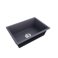 Lavé Granite Composite Kitchen Sink Single Bowl 600x420mm Light Grey