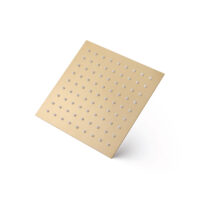 Square Shower Rose 200mm - Gold